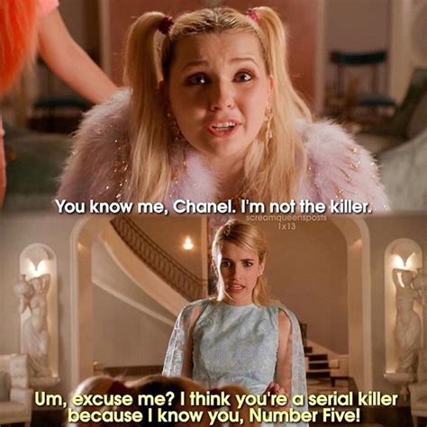 Chanel quotes from scream queens